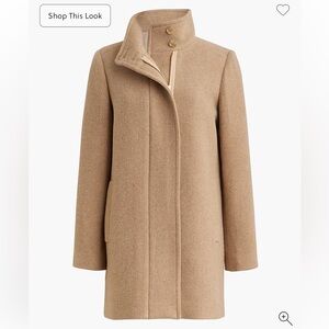 J. Crew Factory City Coat in Heather Mushroom 🌟